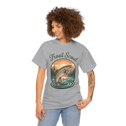 Trout Scout Fishing Graphic T-Shirt