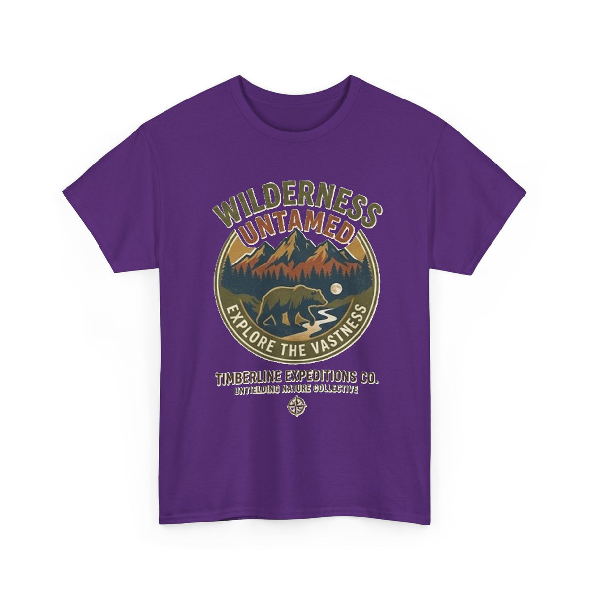 Wilderness Untamed Mountain Bear Graphic T-Shirt