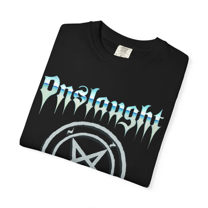 Onslaught The Force Artwork T-shirt | Pentagram Graphic logo band tee