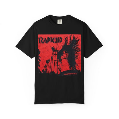 Rancid Band Indestructible Graphic T-Shirt | Black Music Merchandise - Punk Tee