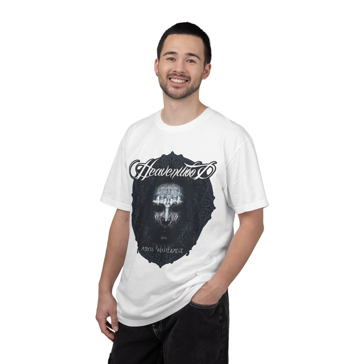T-shirt avec pochette d'album « Masterpiece » de Heavenwood Abyss / T-shirt de groupe de metal gothique portugais