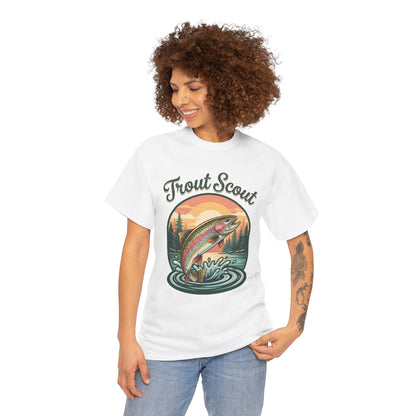 Trout Scout Fishing Graphic T-Shirt