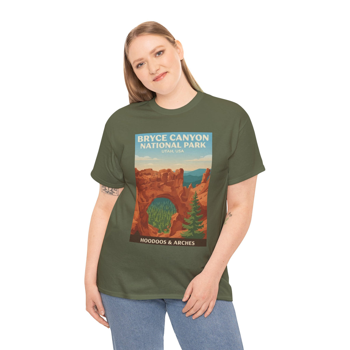 Bryce Canyon National Park Poster Tee | Hoodoos & Arches T-Shirt