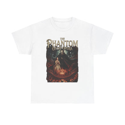 T-shirt Le Fantôme de l'Opéra | Tee-shirt d'Halloween avec affiche de comédie musicale