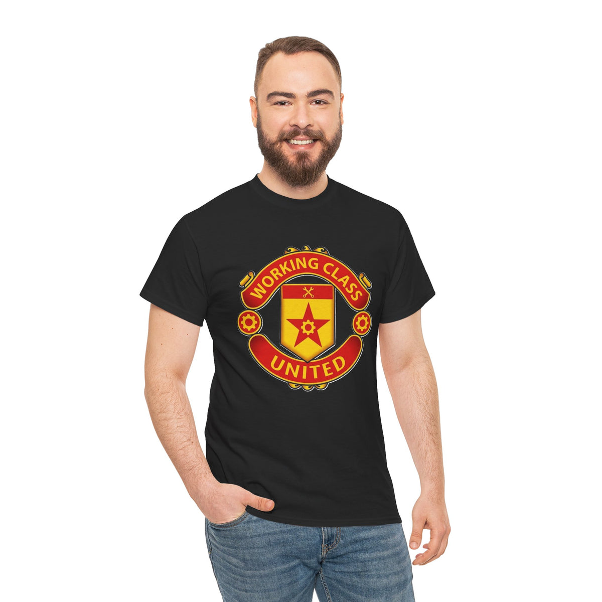 Camiseta Clase Obrera Unida | Gráfico político socialista del escudo laboral