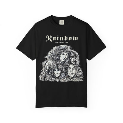 Rainbow Long Live Rock n Roll band portrait T-Shirt | classic rock tee, vintage style