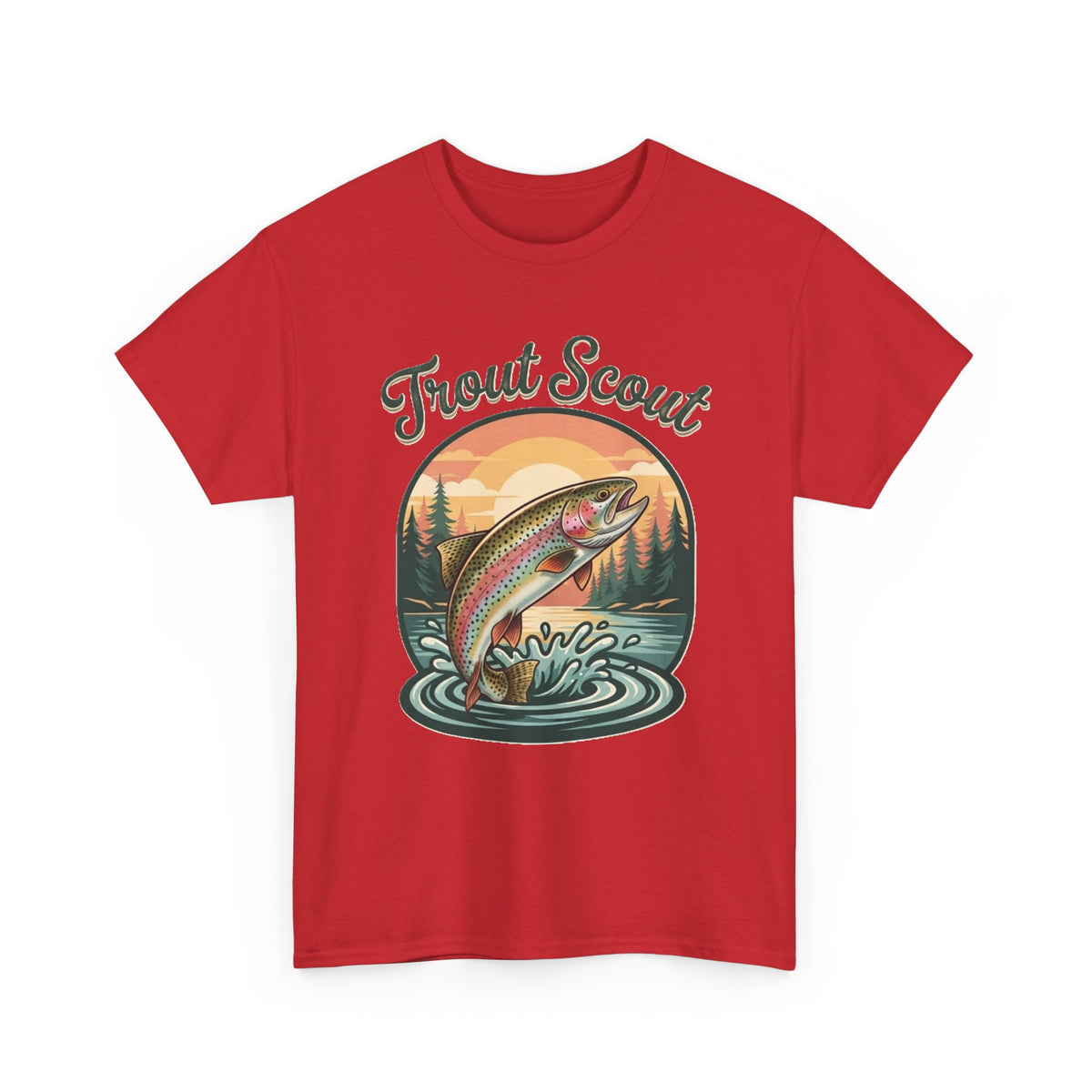 Trout Scout Fishing Graphic T-Shirt