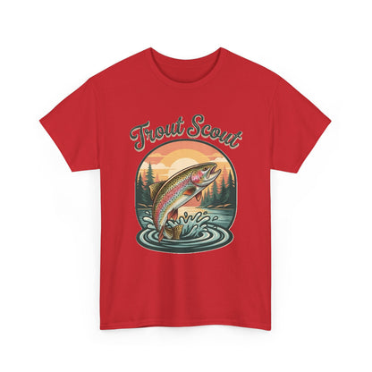 Trout Scout Fishing Graphic T-Shirt