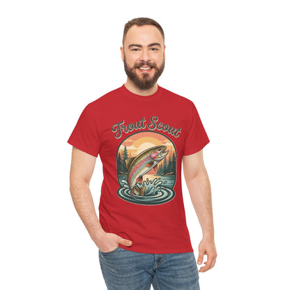 Trout Scout Fishing Graphic T-Shirt