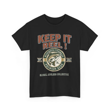 Keep It Reel Fishing Bass Graphic T-Shirt