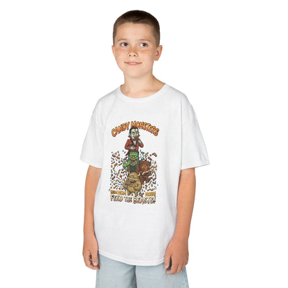 Candy Monster Kids Tee | Trick or Treat Halloween Graphic