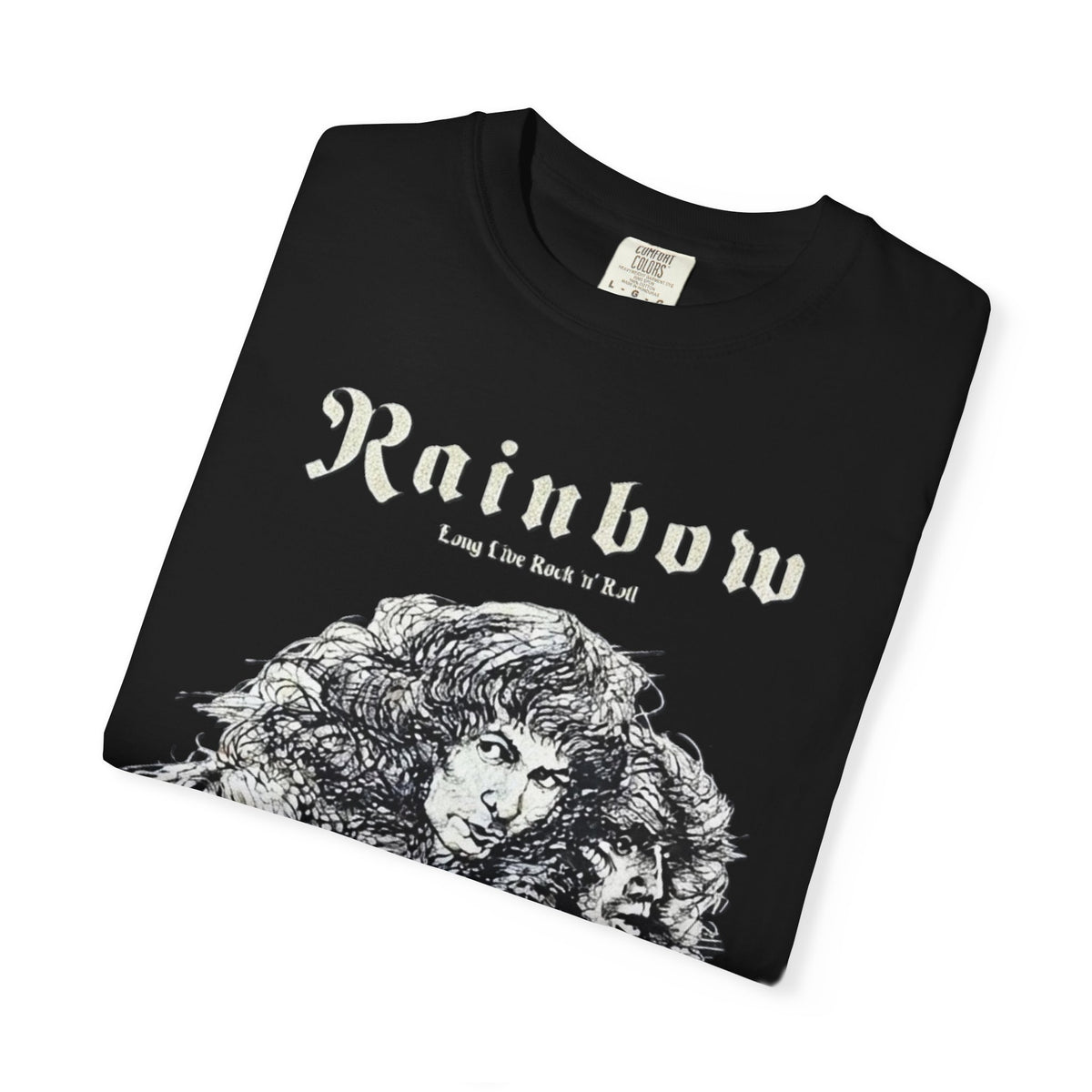 Rainbow Long Live Rock n Roll band portrait T-Shirt | classic rock tee, vintage style