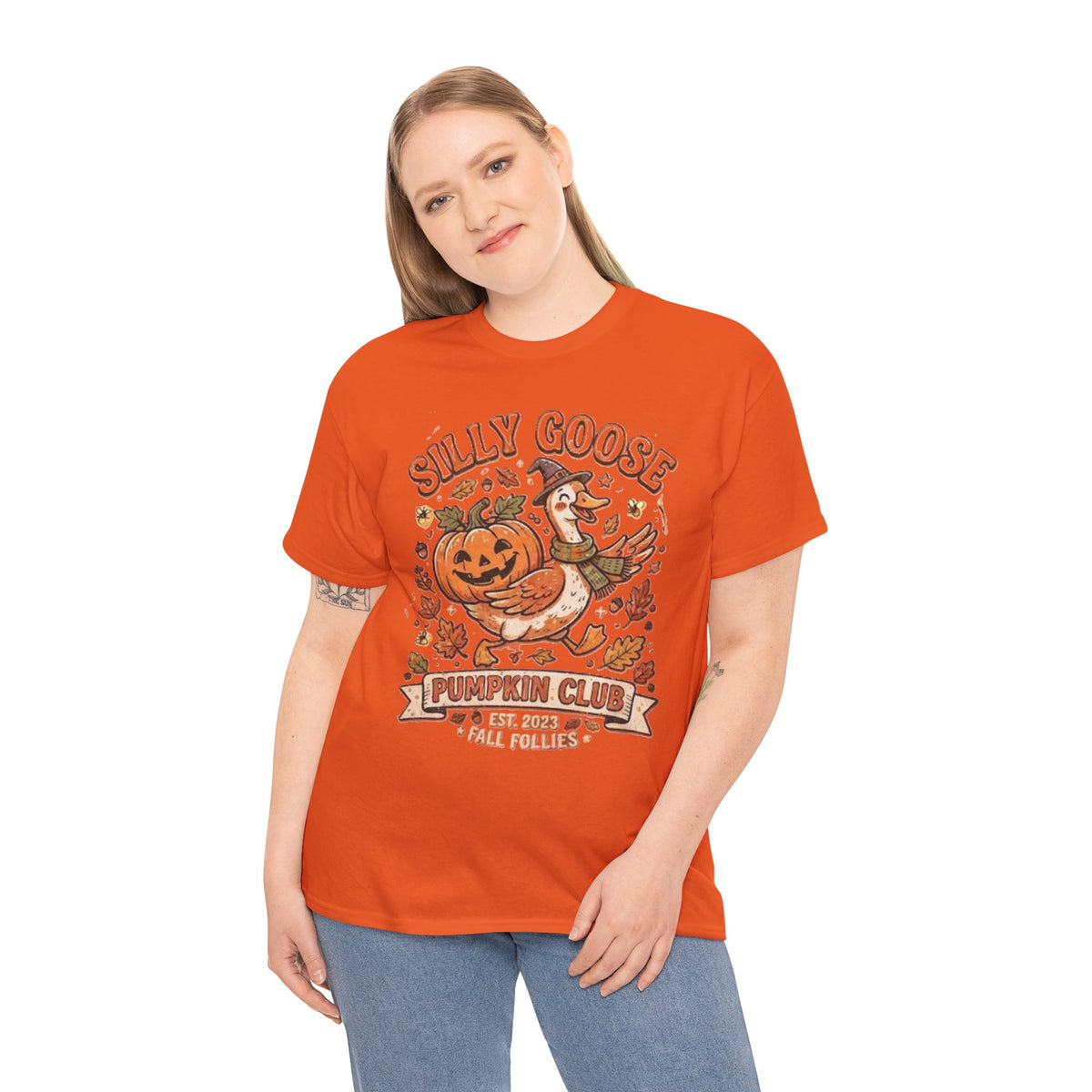 Silly Goose Pumpkin Club Tee | Fall Pumpkin Halloween Shirt