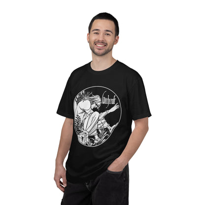 Witchcraft Moon Witch Occult Rock & Doom Metal T-shirt | Vintage Witch Illustration, Halloween Gothic Doom Metal Band Tee