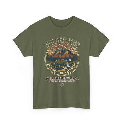 Wilderness Untamed Mountain Bear Graphic T-Shirt