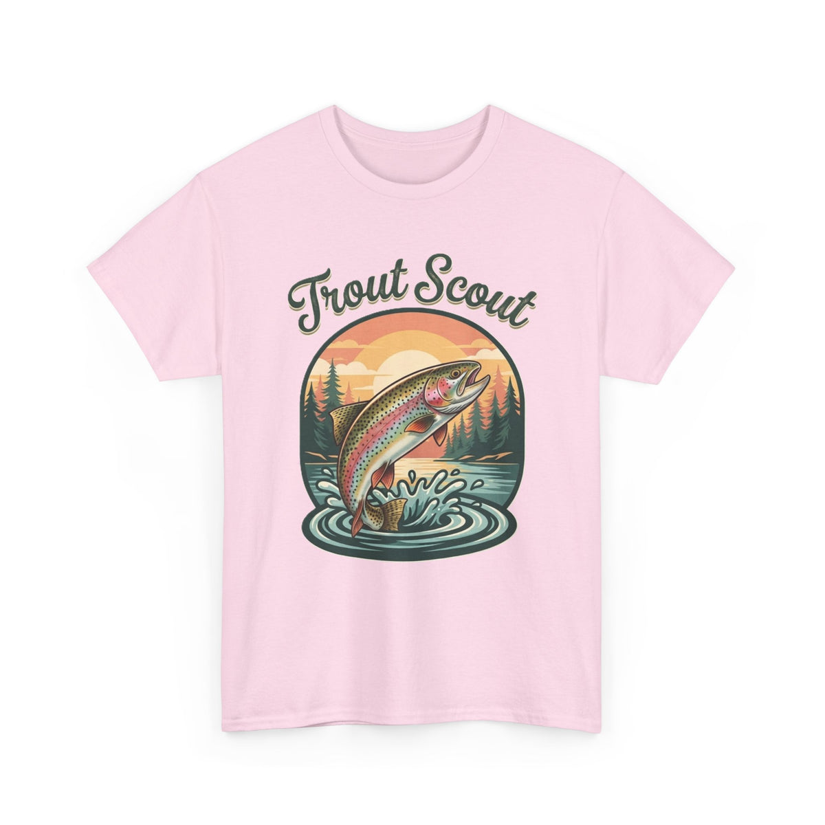Trout Scout Fishing Graphic T-Shirt