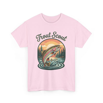 Trout Scout Fishing Graphic T-Shirt