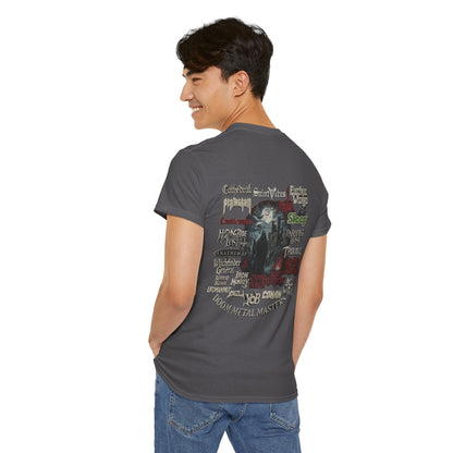Doom Metal Till The End Double Sided T-Shirt | Doom Metal Band Logos Tee