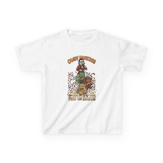 Candy Monster Kids Tee | Trick or Treat Halloween Graphic