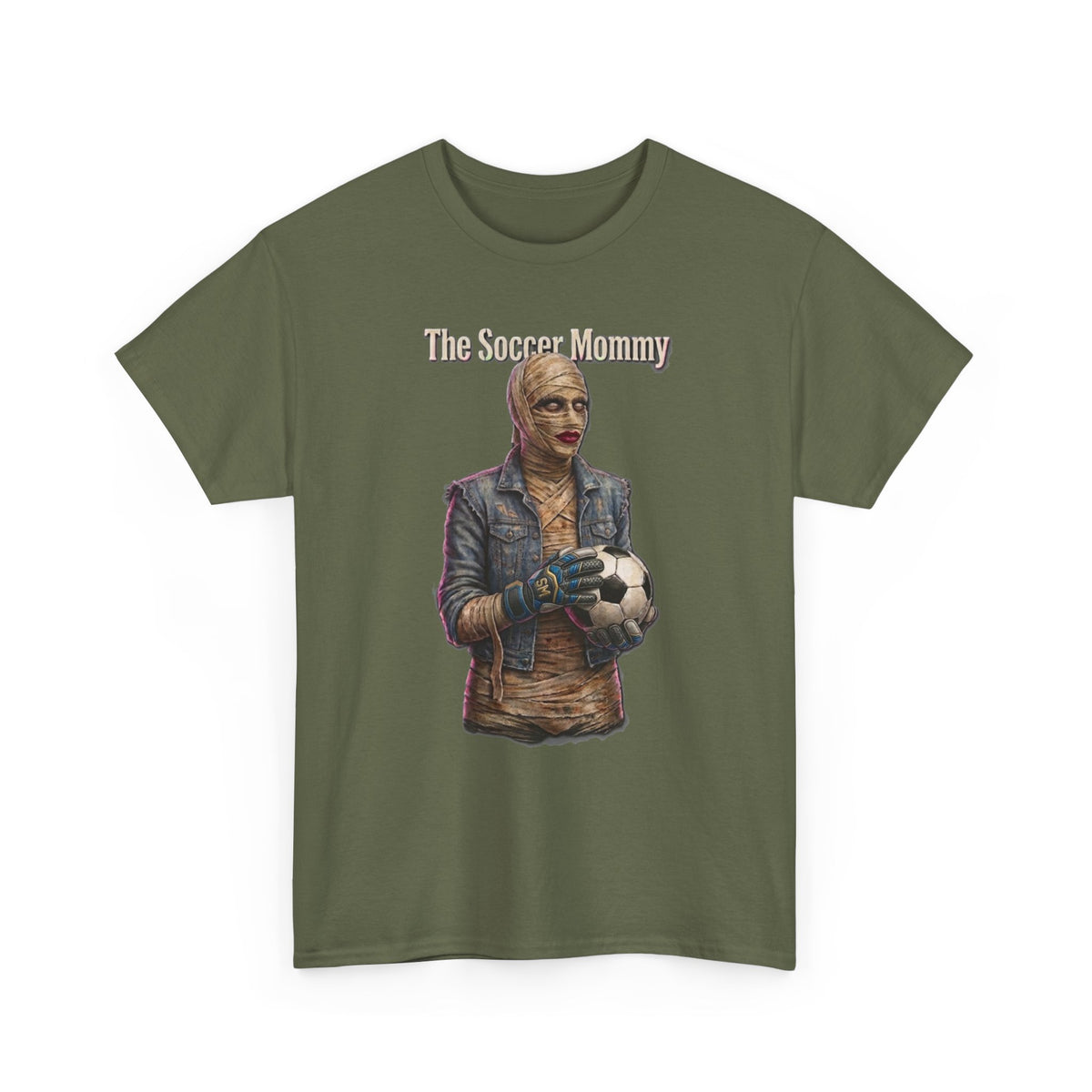 T-shirt Soccer Mommy | Illustration de joueur vintage, t-shirt pour fan de football