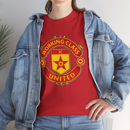 Camiseta Clase Obrera Unida | Gráfico político socialista del escudo laboral