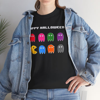 Pac-Man Ghosts Halloween Tee | Retro Arcade Halloween Shirt