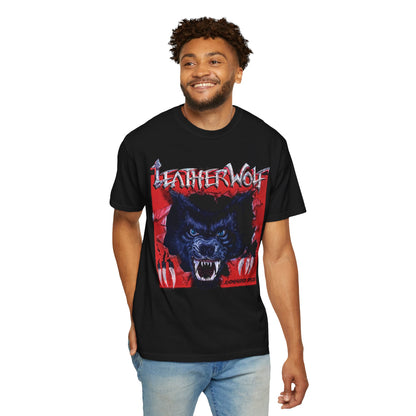 Leatherwolf Werewolf Graphic T-Shirt | Vintage Metal Band Artwork