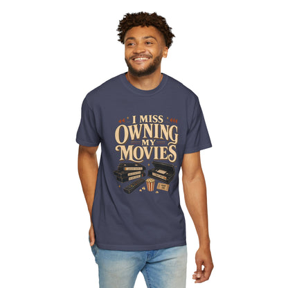 I Miss Owning My Movies Shirt, Vintage Movie Night T-Shirt, Retro VHS Tee, Physical Media Shirt, Film Lover Gift