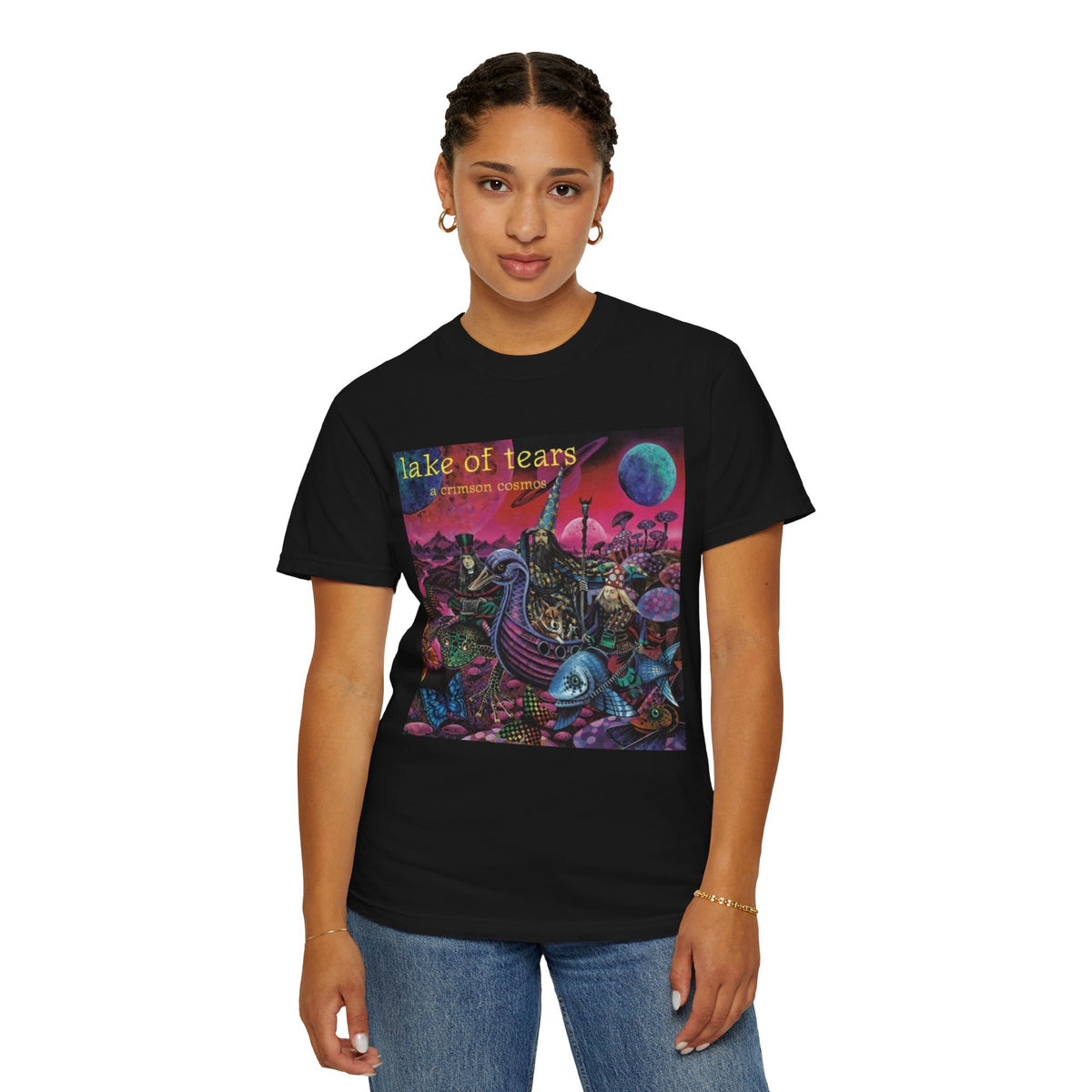 Camiseta con arte del álbum de Lake of Tears | ilustración de fantasía psicodélica
