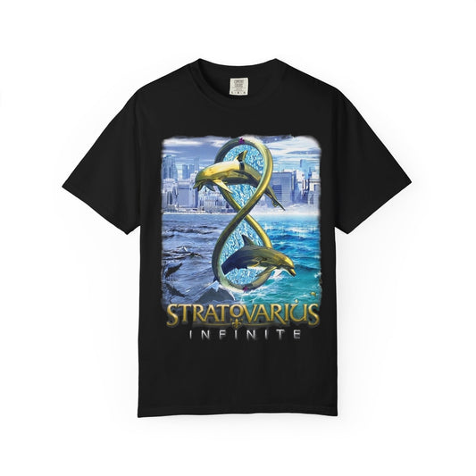 Stratovarius Infinite Dolphin Logo T-shirt | Band Metal Album Artwork