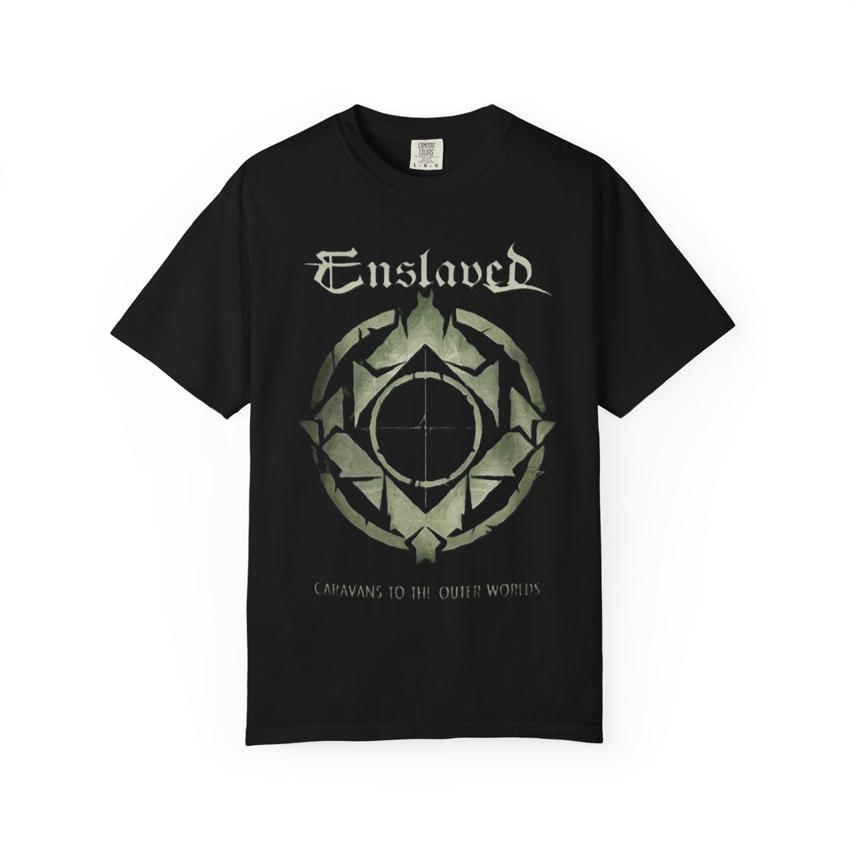 T-shirt avec la pochette de l'album « Enslaved Caravans To The Outer Worlds » / T-shirt de groupe de metal norvégien