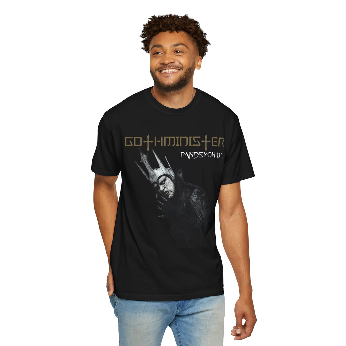 Camiseta gráfica Pandemonium de Gothminister | Obra de arte gótica de terror oscuro