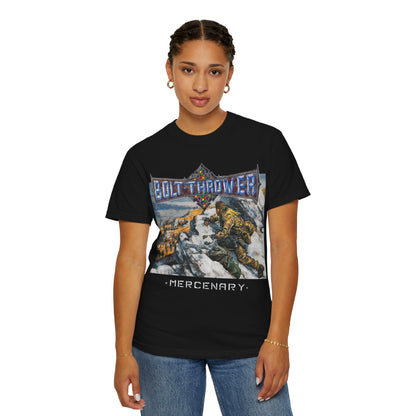 Bolt Thrower Mercenary  Album Double Sided T-shirt | Death Metal Band Tee