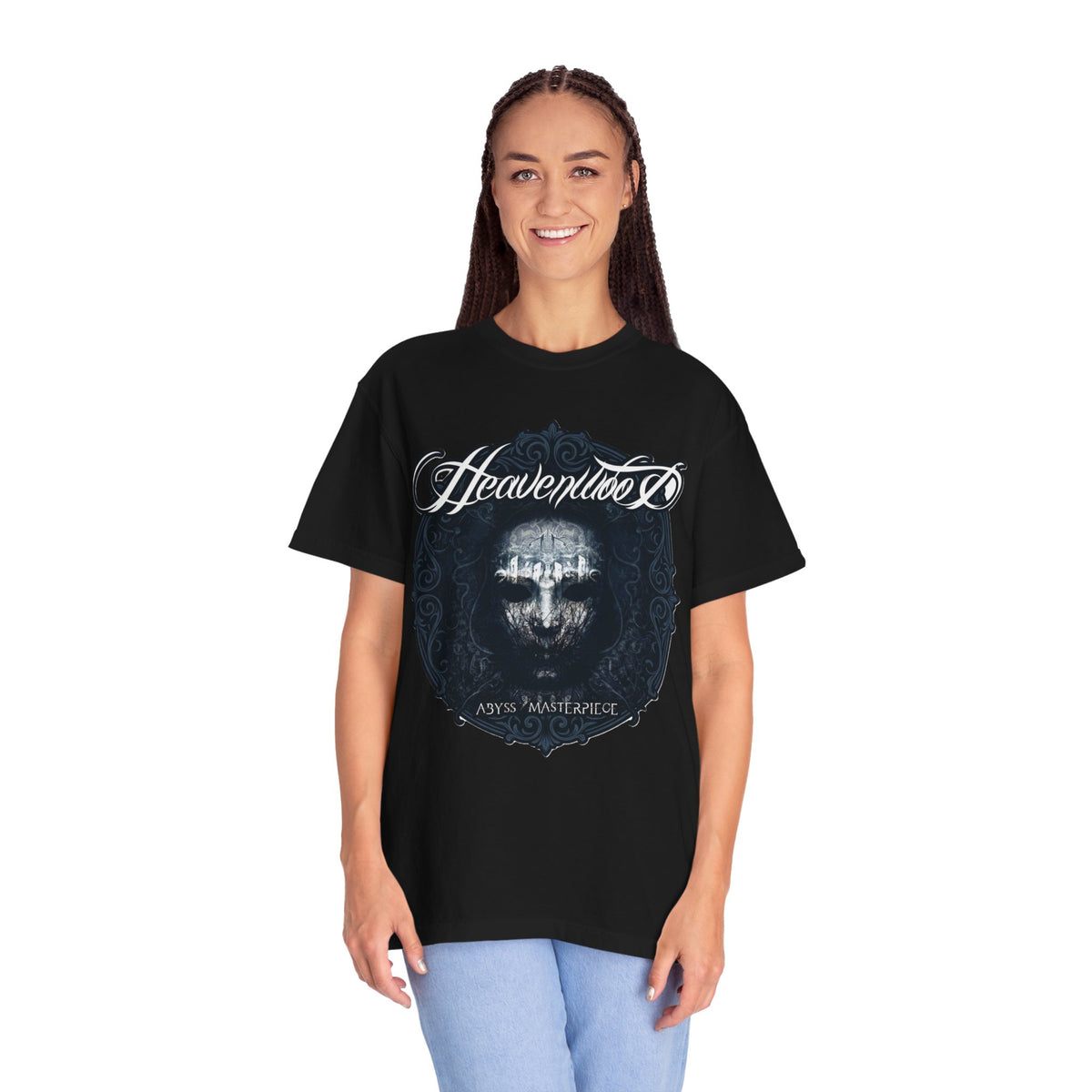 T-shirt avec pochette d'album « Masterpiece » de Heavenwood Abyss / T-shirt de groupe de metal gothique portugais