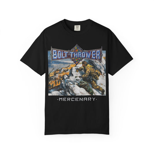 Bolt Thrower Mercenary  Album Double Sided T-shirt | Death Metal Band Tee