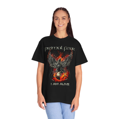 Primal Fear I Am Alive Phoenix Graphic T-shirt | Band Metal Tee
