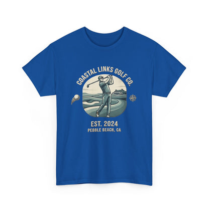 Coastal Links Golf Co logo T-Shirt | Pebble Beach est. 2024