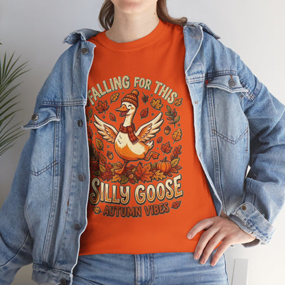 Camiseta de Otoño "Silly Goose" | Enamorada de esta temporada, Hojas de Acción de Gracias