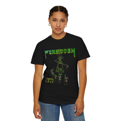 Forbidden Twisted Into Form Album Cover T-shirt | Heavy Metal Graphic Tee