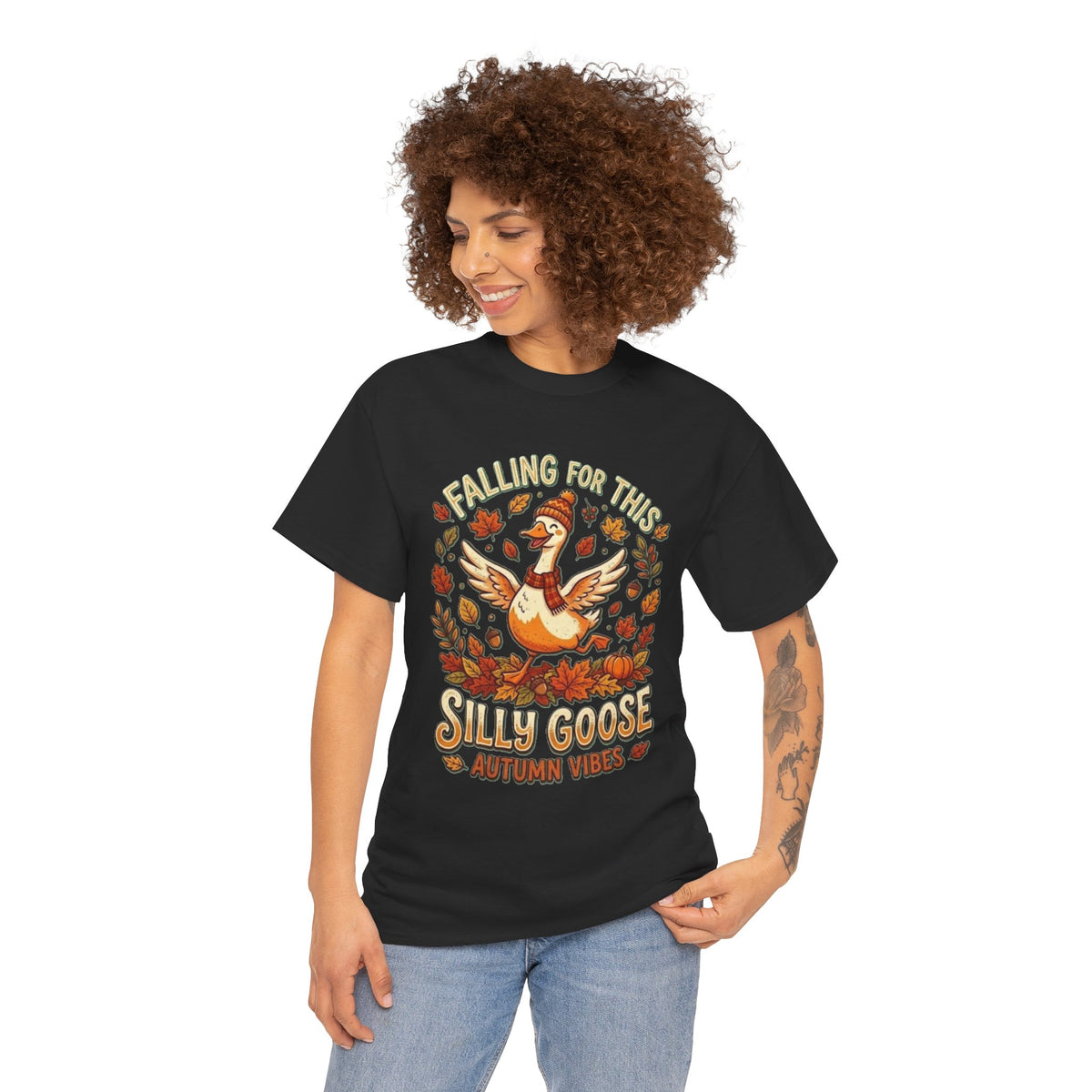 Camiseta de Otoño "Silly Goose" | Enamorada de esta temporada, Hojas de Acción de Gracias