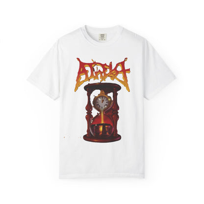 Camiseta con el arte del álbum Piece of Time de Atheist | Camiseta gráfica de death metal de Florida con motivo de reloj