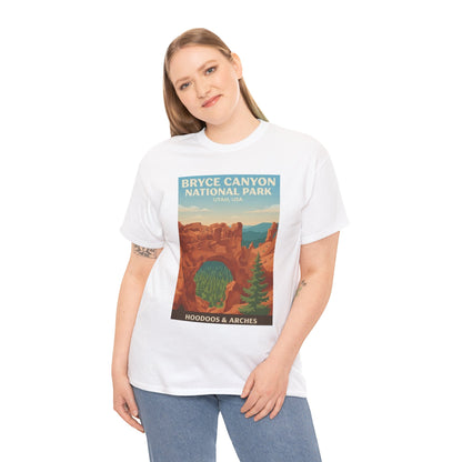 Bryce Canyon National Park Poster Tee | Hoodoos & Arches T-Shirt