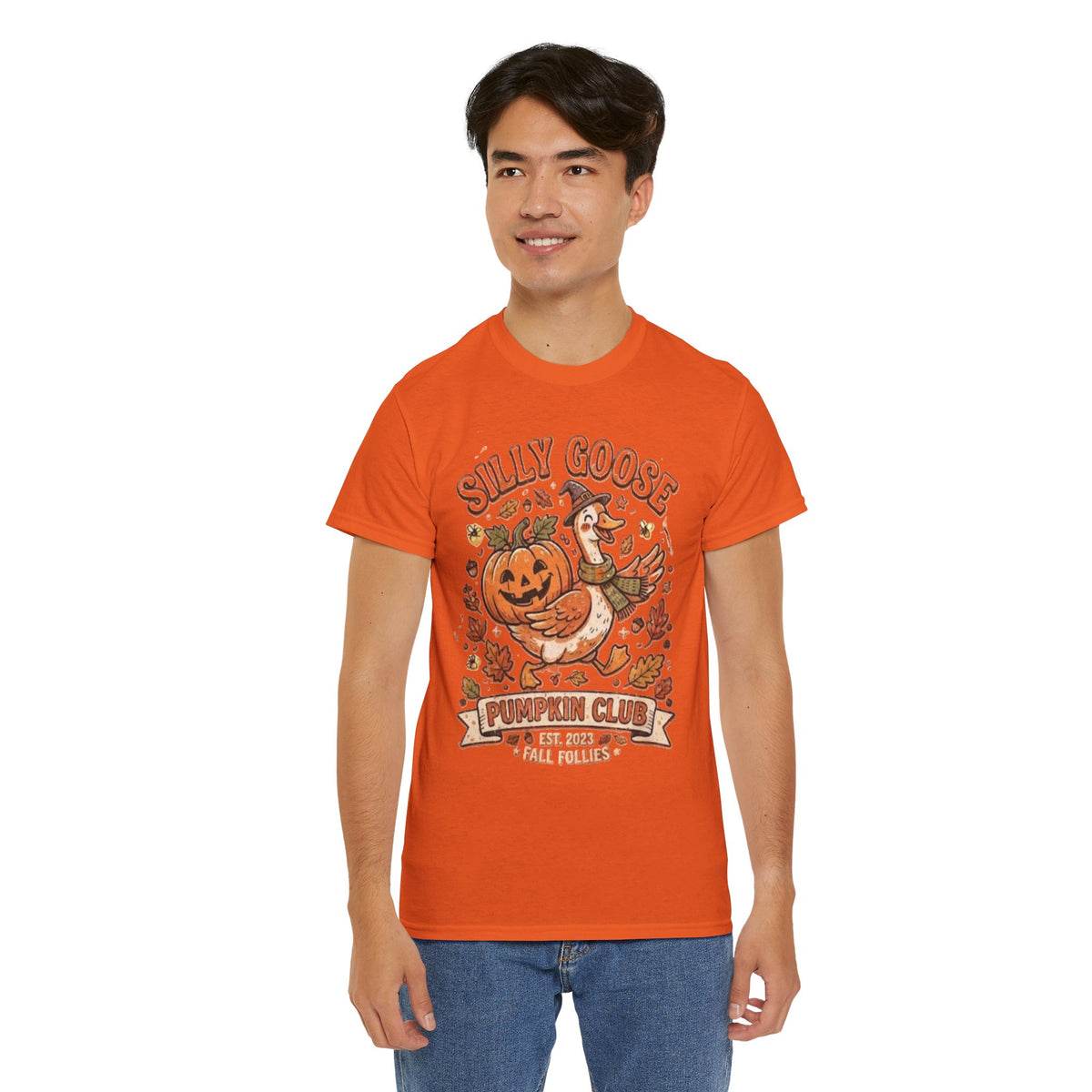Silly Goose Pumpkin Club Tee | Fall Pumpkin Halloween Shirt
