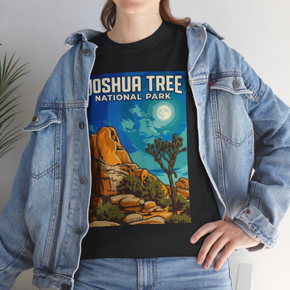 Camiseta de póster del Parque Nacional Joshua Tree, California | Camiseta de naturaleza del Parque Nacional de California