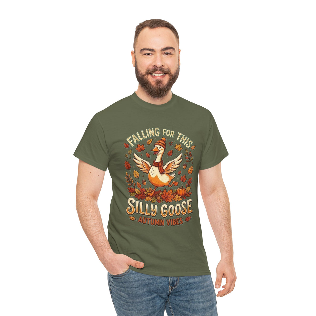 Camiseta de Otoño "Silly Goose" | Enamorada de esta temporada, Hojas de Acción de Gracias