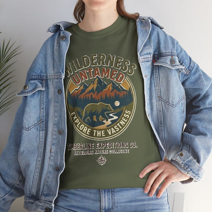 Wilderness Untamed Mountain Bear Graphic T-Shirt