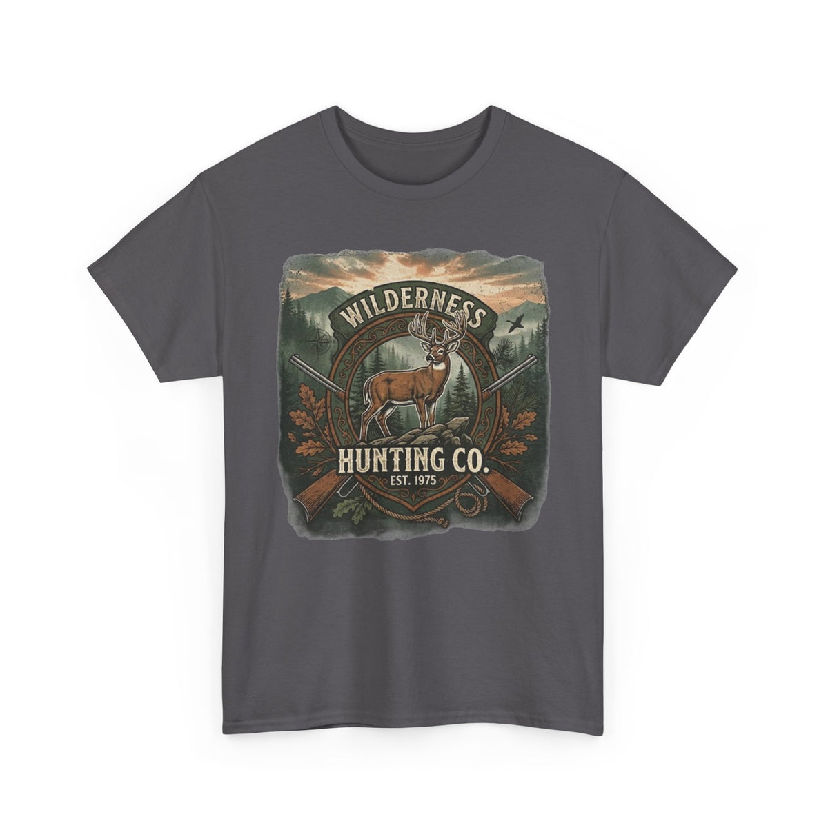 Wilderness Hunting Co. deer graphic Tee | vintage outdoors hunter shirt