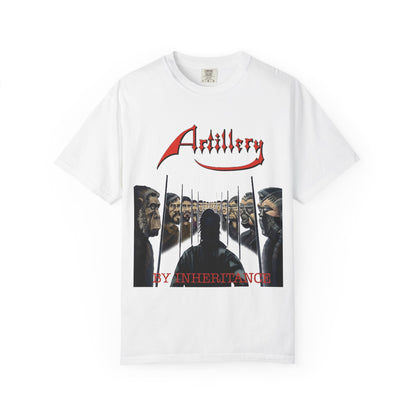 T-shirt avec la pochette de l'album By Inheritance d'Artillery | t-shirt vintage de groupe de thrash metal old school