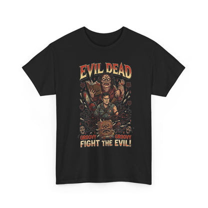 Evil Dead horror poster Tee | Ash vs Deadites cult classic movie shirt