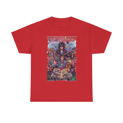 80s Retro TV & Movies Style Collage Unisex Tee